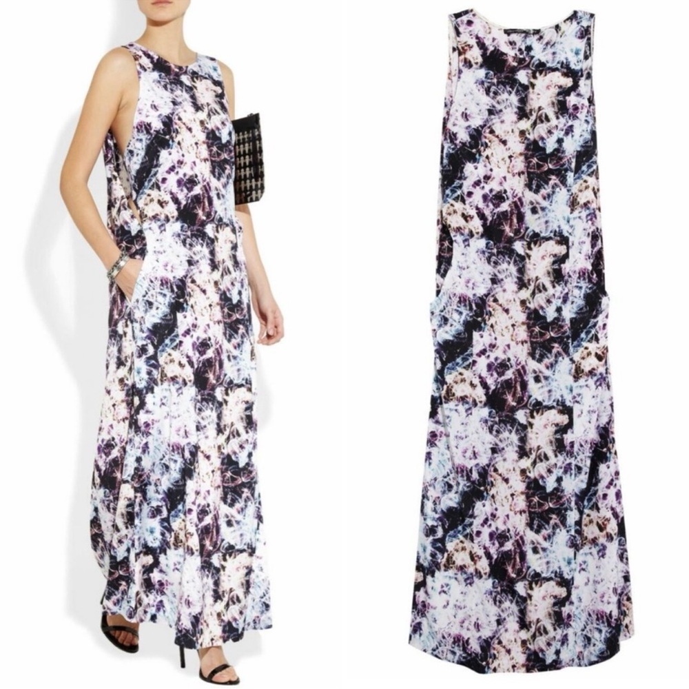 Theyskens' Theory Abstract Maxi Dress 6